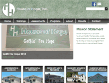 Tablet Screenshot of houseofhopemn.com